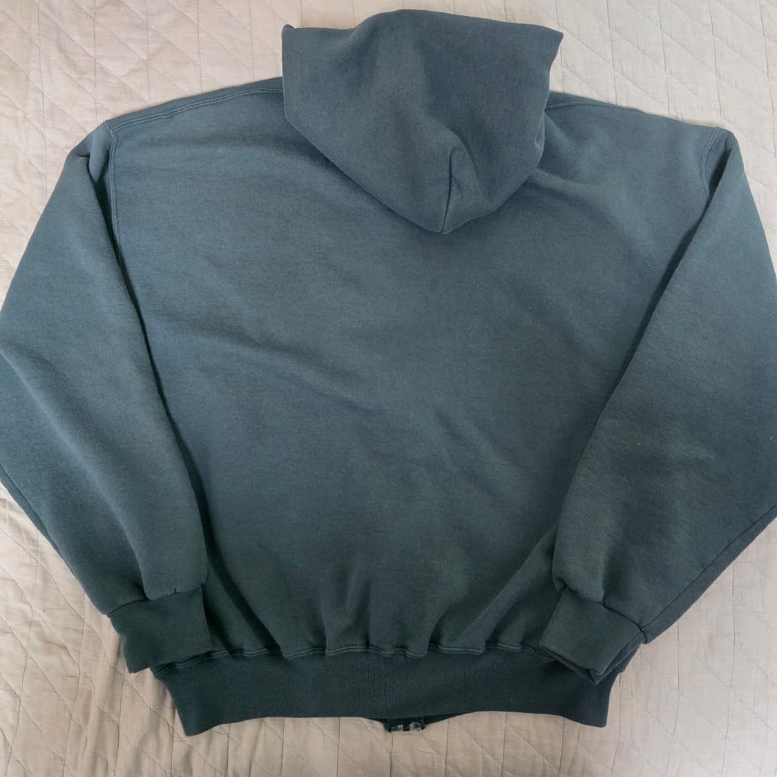 [XL] 90s 빈티지 러셀 애슬레틱 딥그린 후드집업 상품이미지4