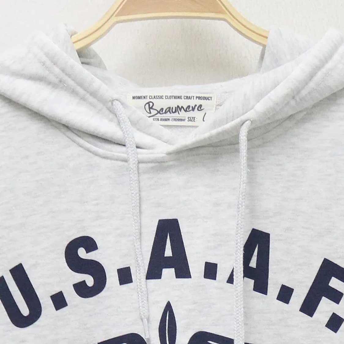 BEAUMERE 백멜란지 후드티 61210 상품이미지3