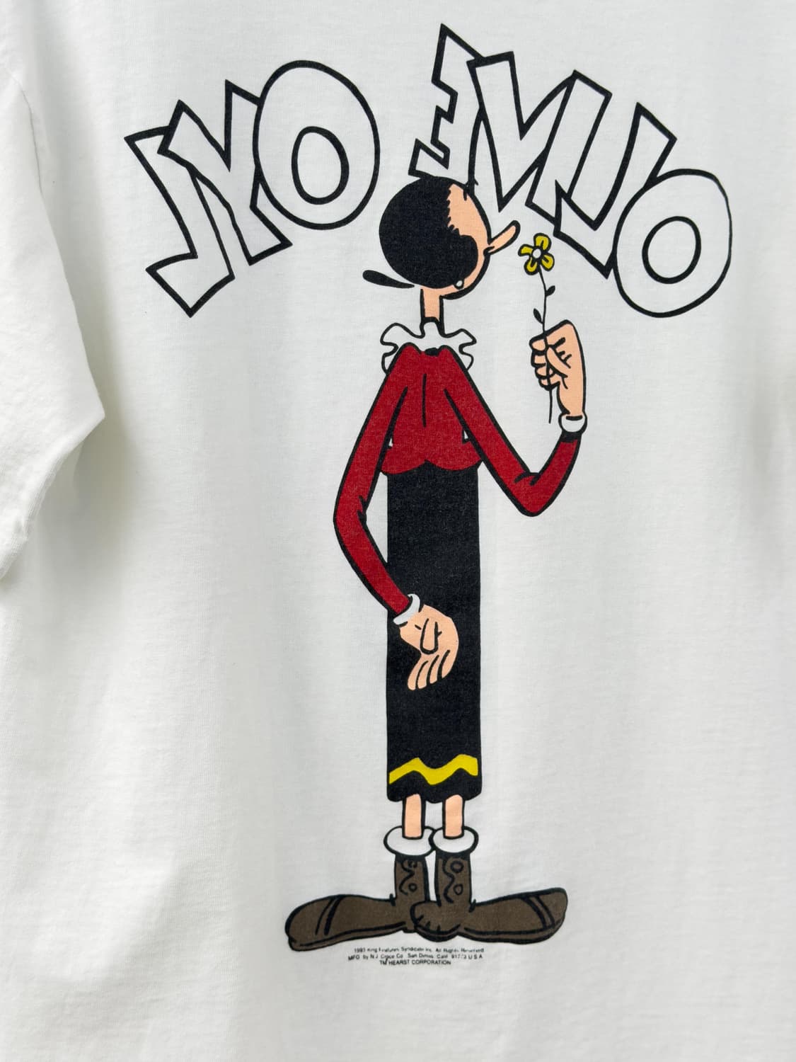 90s PROWEIGHT  Olive Oyl 티셔츠 상품이미지7