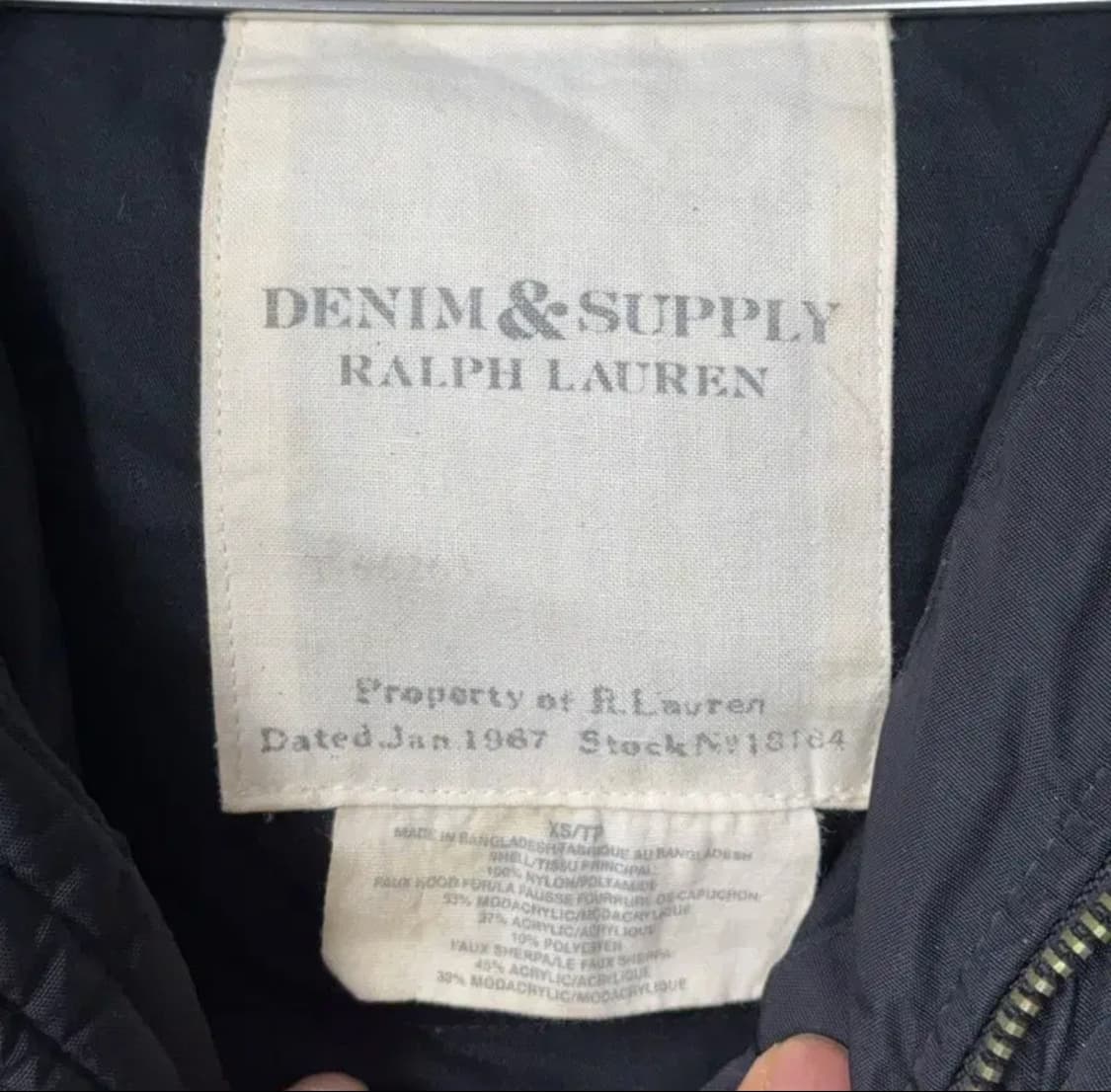 폴로 데님앤서플라이 N3B 성조기 패딩 상품이미지4