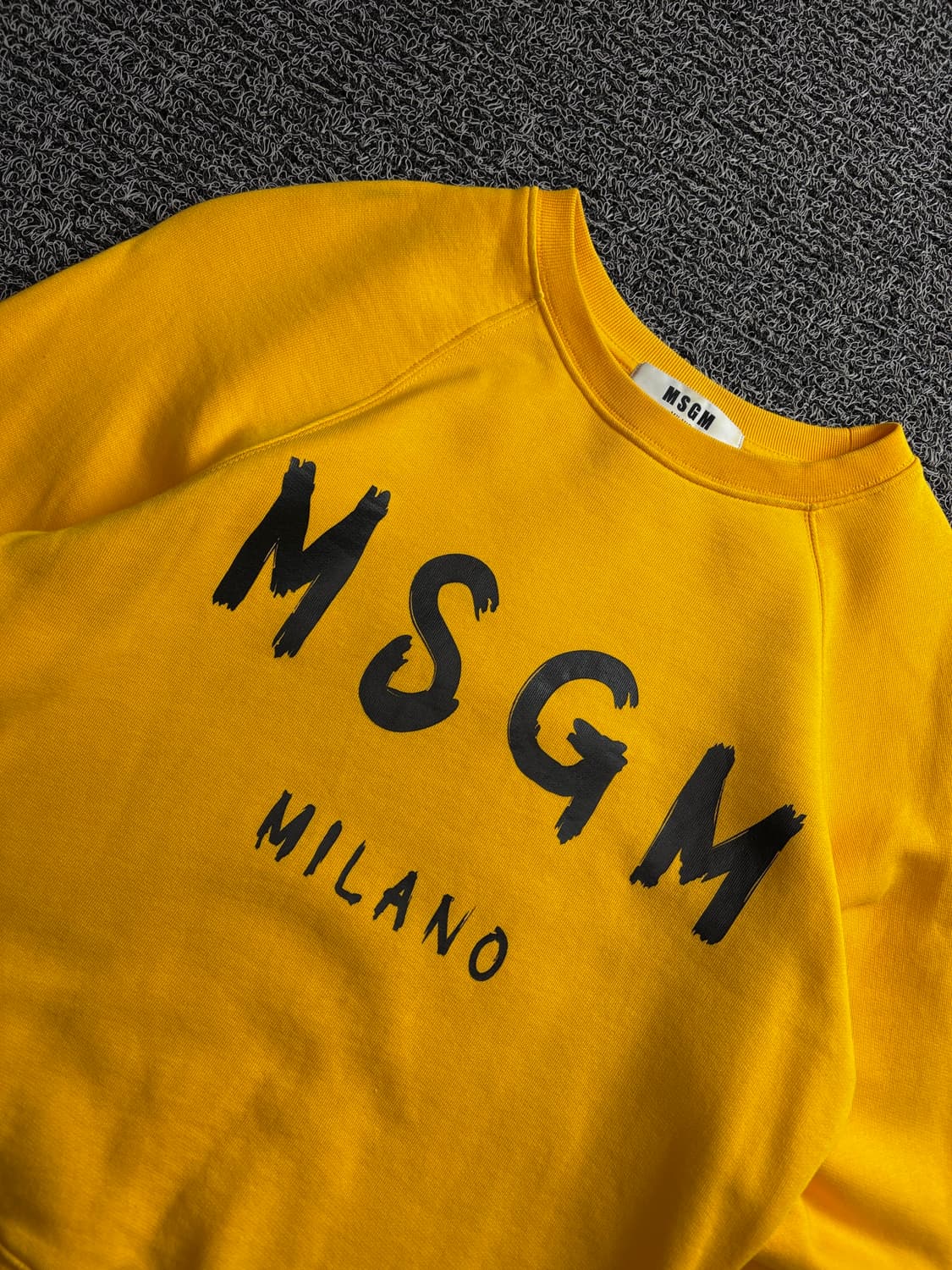 MSGM 밀라노 센터 빅로고 크루넥 맨투맨 3735 상품이미지3