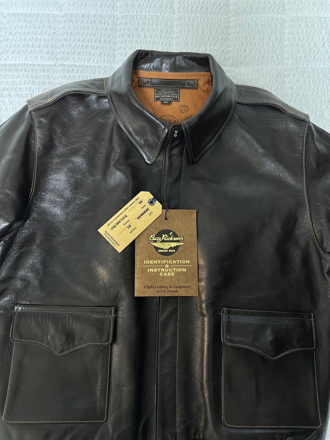 [44] 버즈릭슨 A-2 플라이트 자켓 레드립 상품이미지4