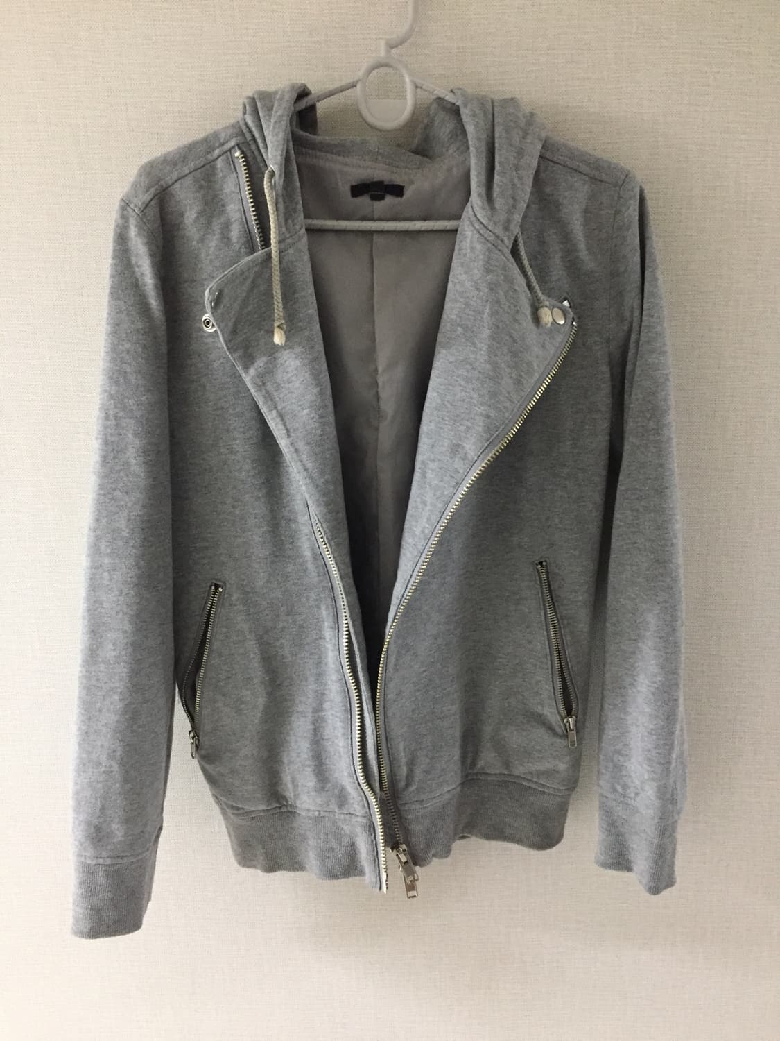 사선 후드집업 상품이미지1