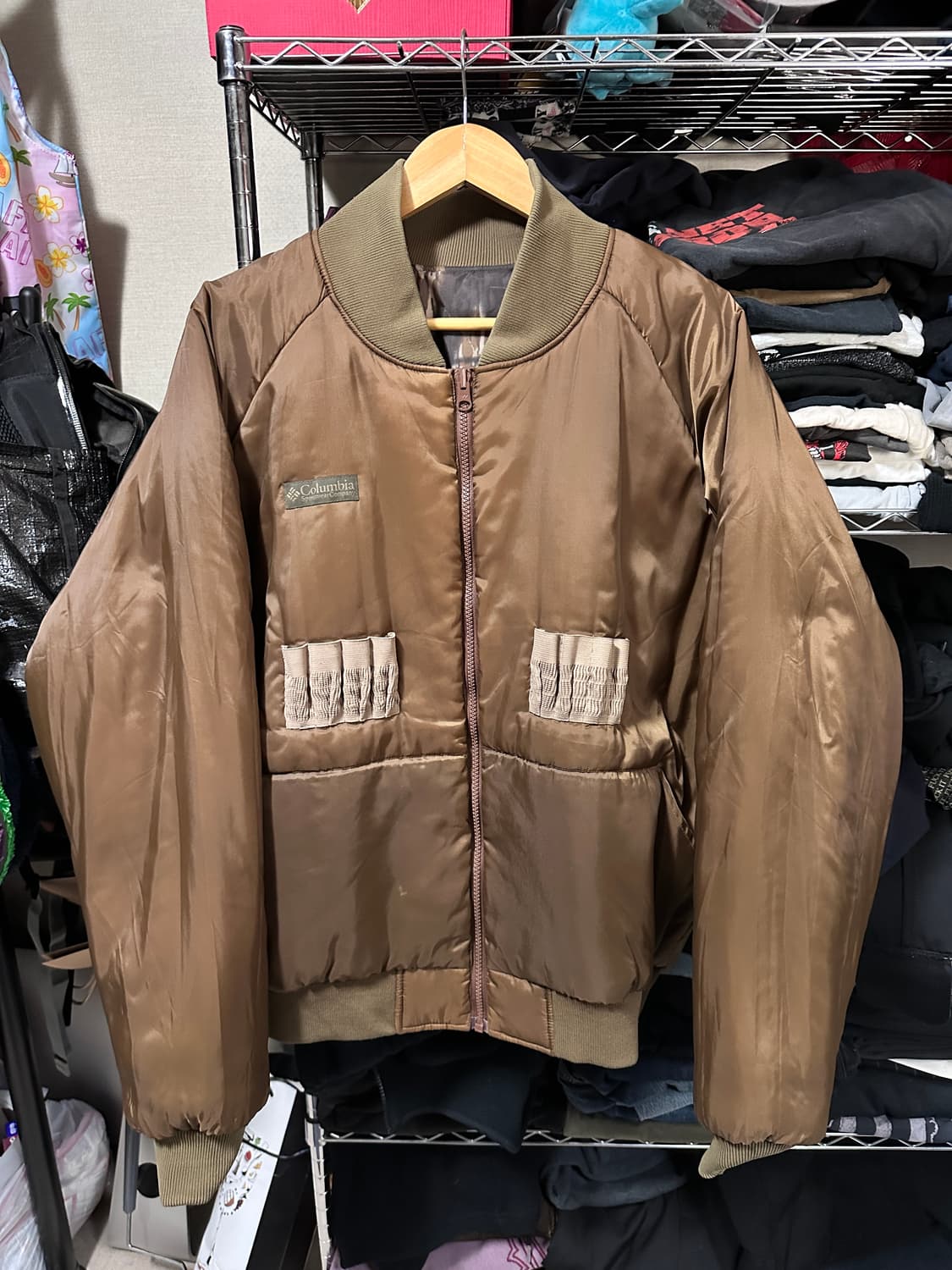 컬럼비아 리버시블 리얼트리 Ma-1 푸퍼 상품이미지5