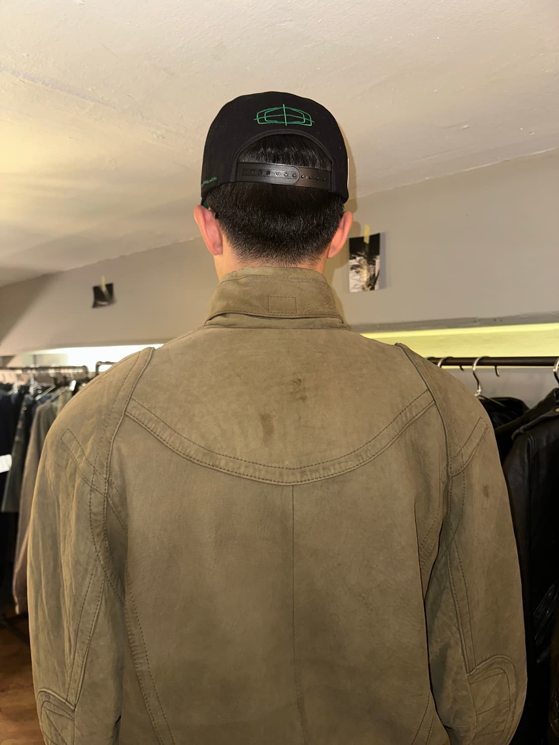 90’s Japanese shell-leather rider bomber 상품이미지10