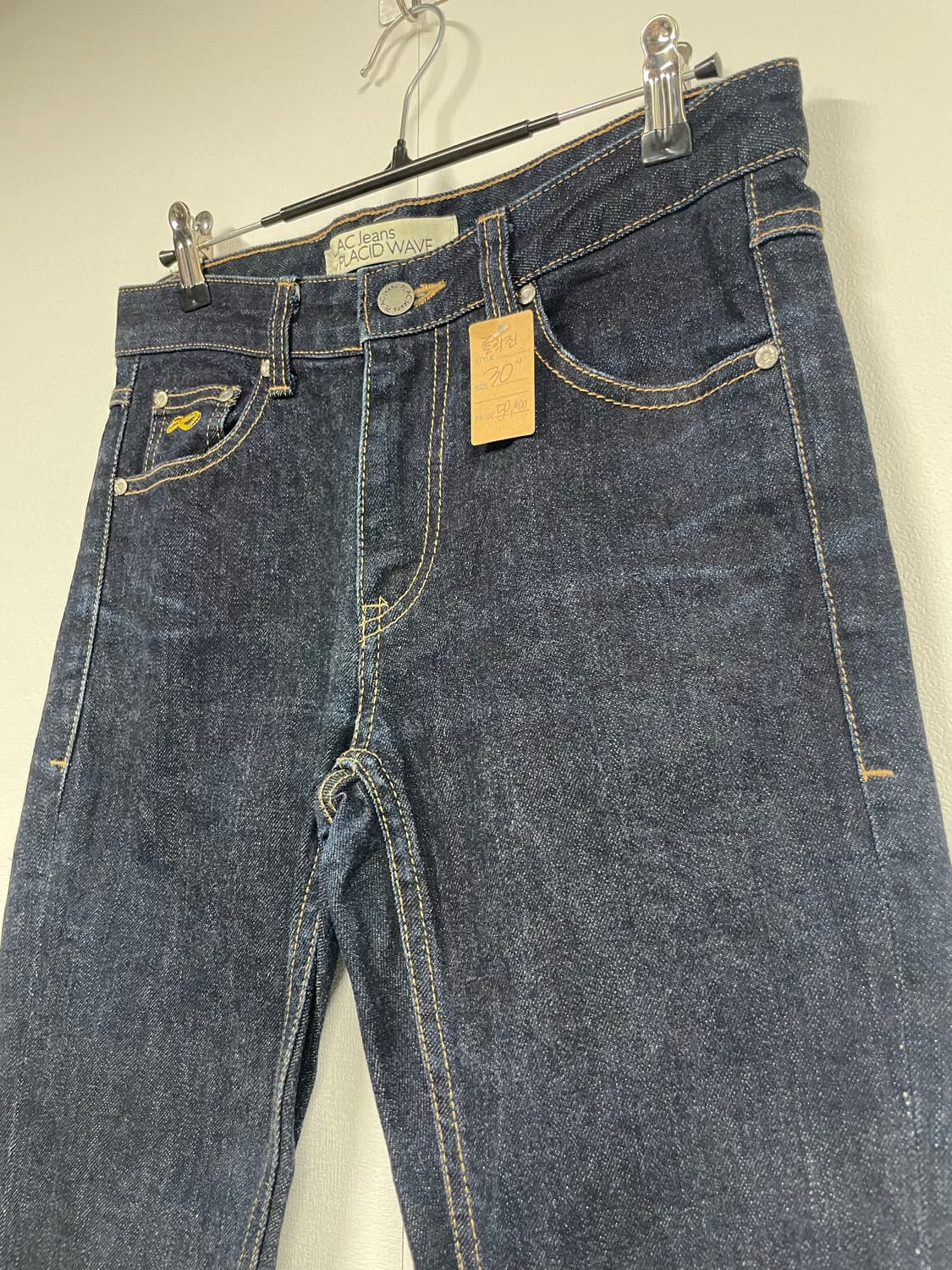 플랙진 데님팬츠 다크 블루 상품이미지2