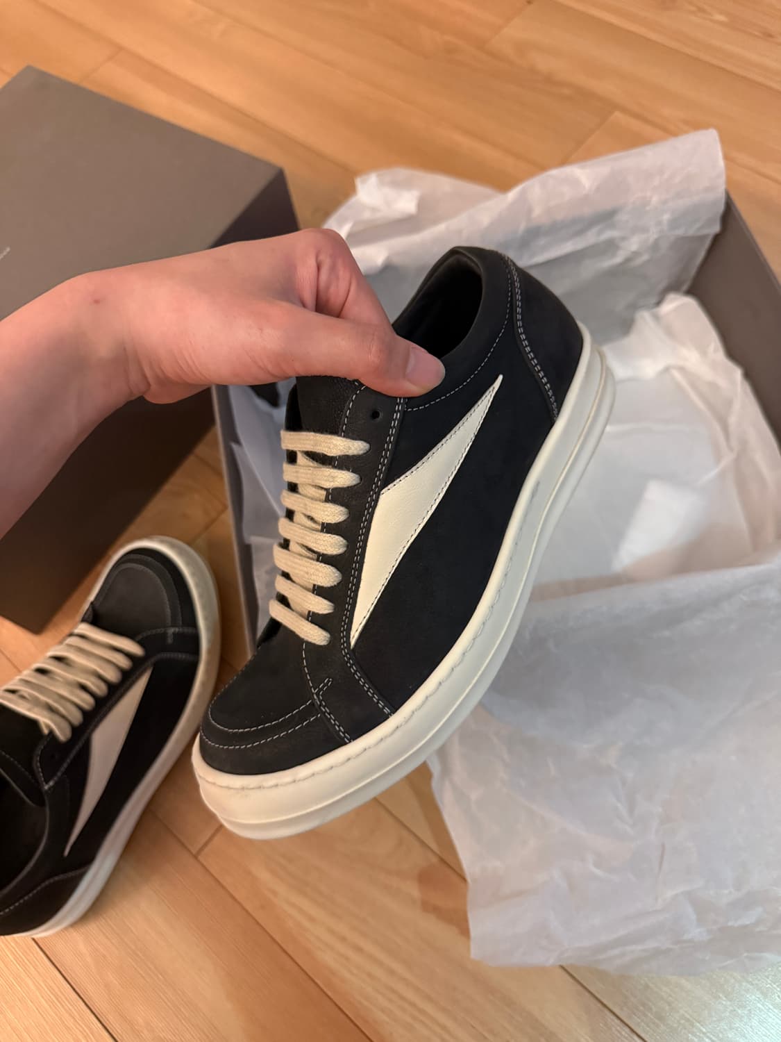 릭오웬스  Drkshdw 반스 여성용 (송아지가죽) 상품이미지6