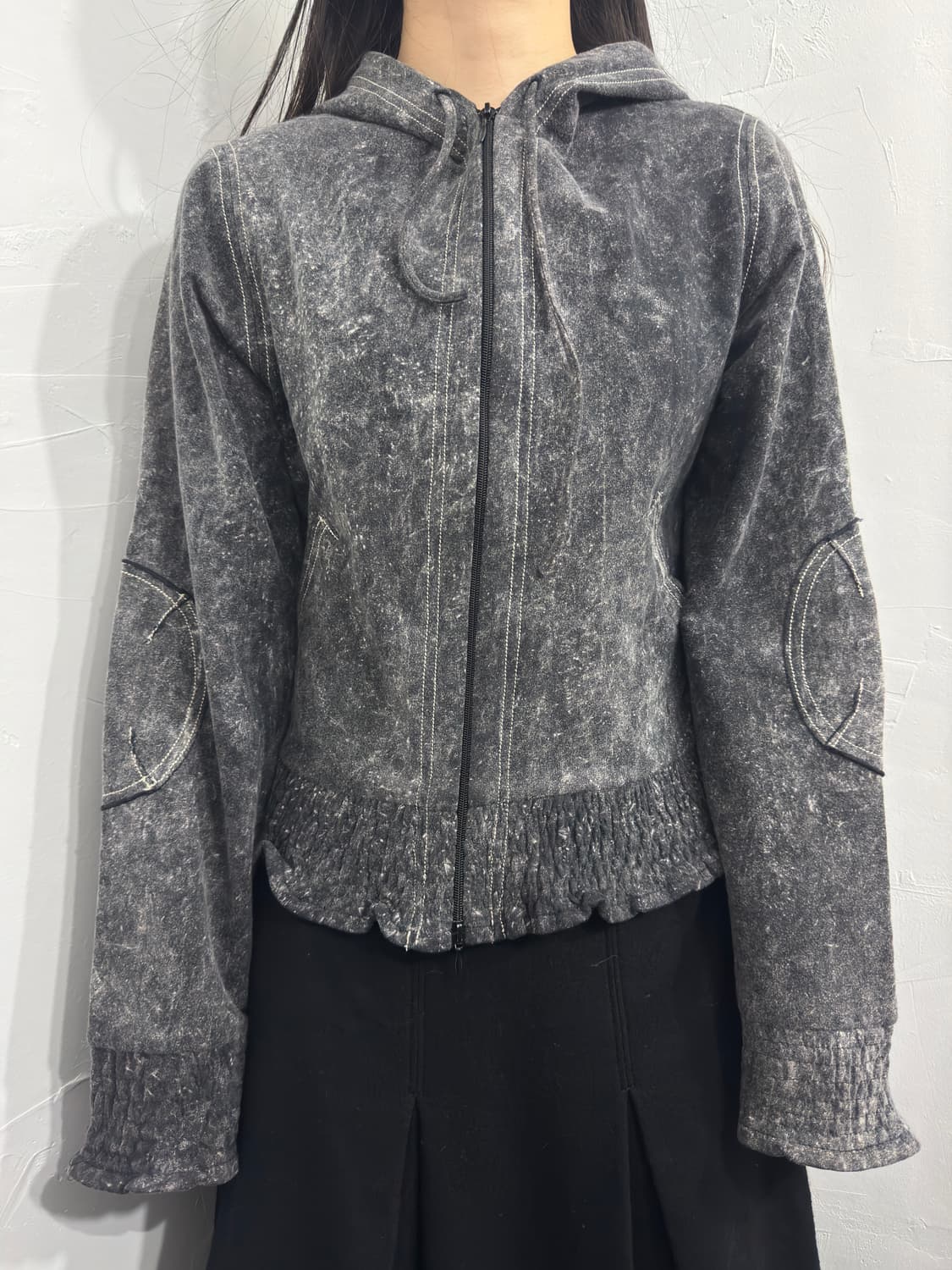 design hood twoway zipup 상품이미지1