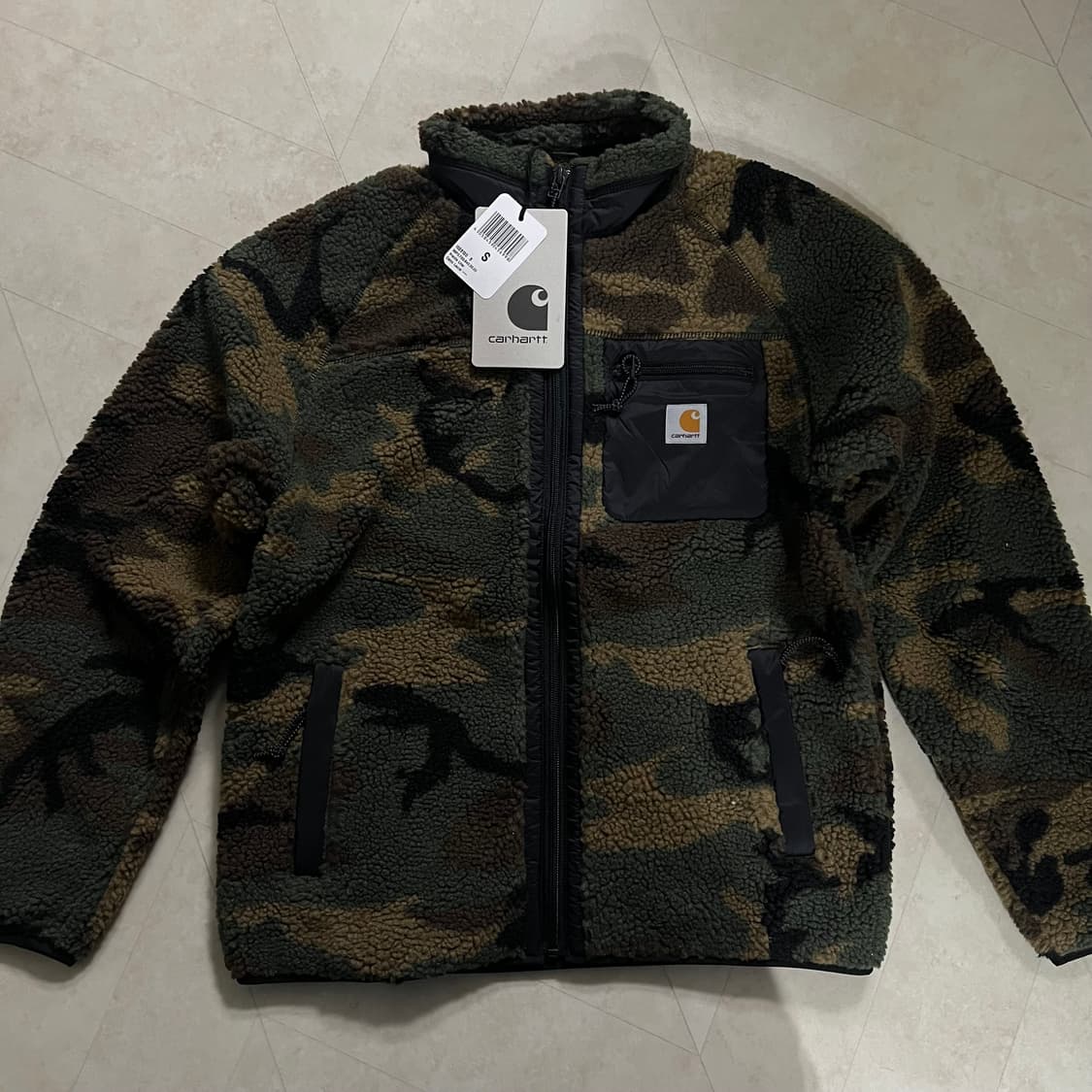 [새상품]칼하트WIP 프렌티스 라이더 후리스 자켓 카모 상품이미지3