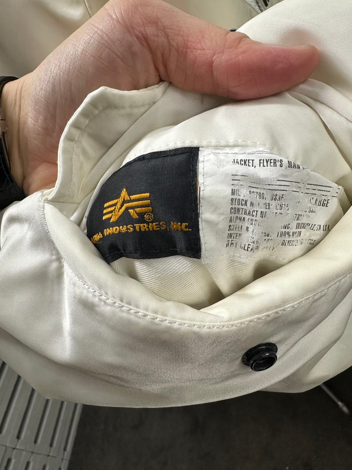 알파인더스트리 MA-1 NASA 항공점퍼 XL 상품이미지4