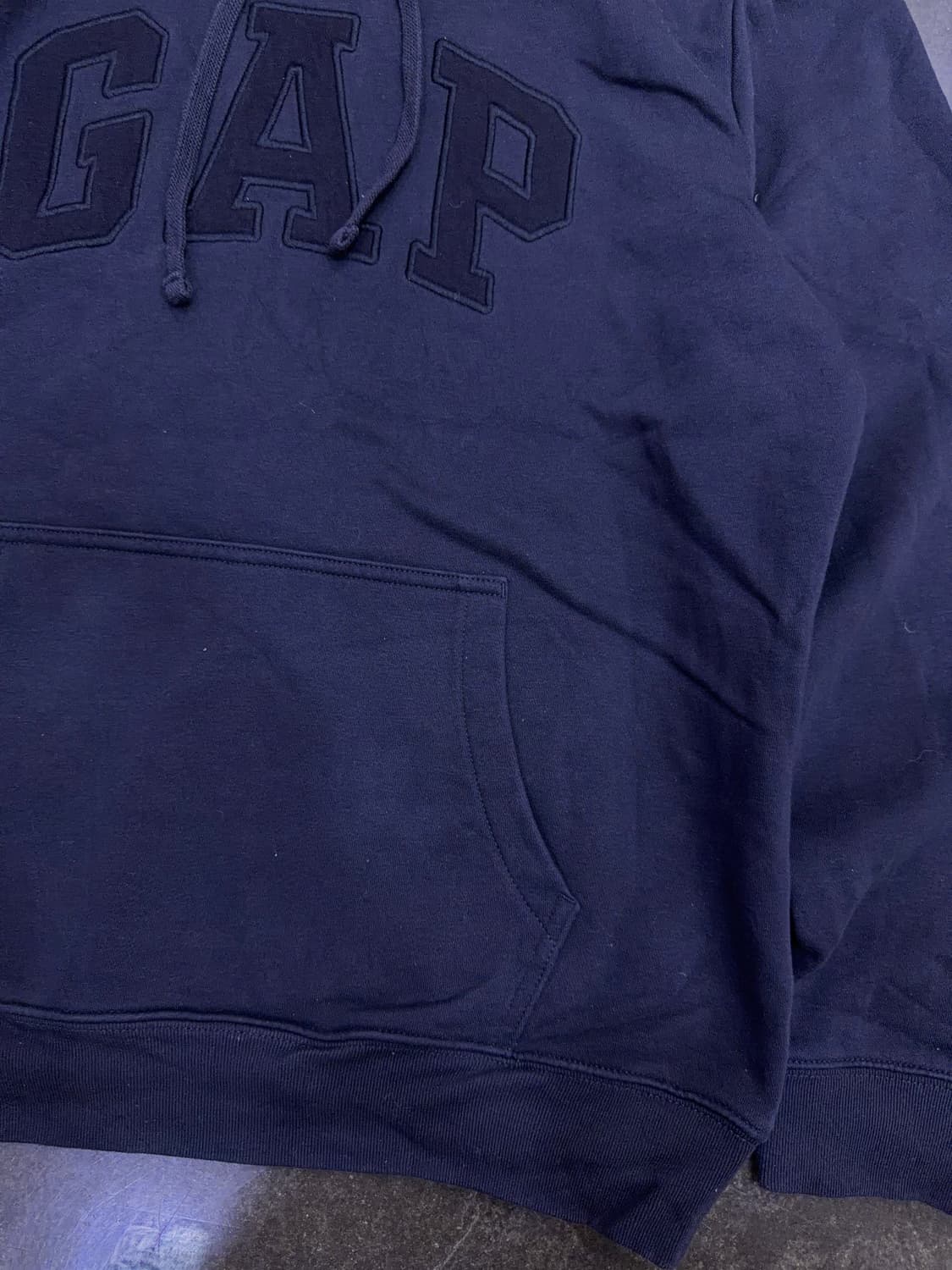 GAP 갭 로고 약기모 후드티 후디 블랙 L 상품이미지5