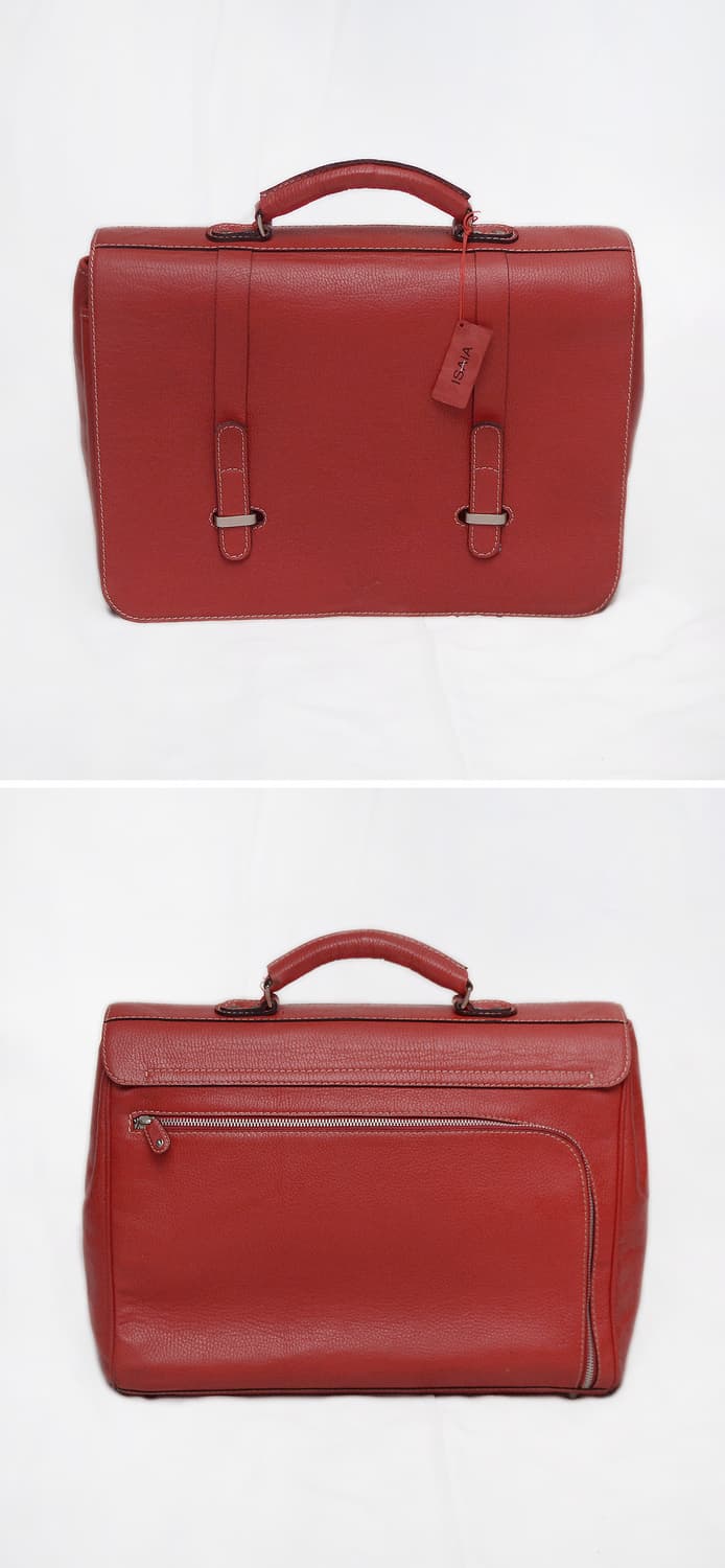 이사이아 (ISAIA) 나폴리 풀레더 이탈리안 클래식 브리프케이스 상품이미지2