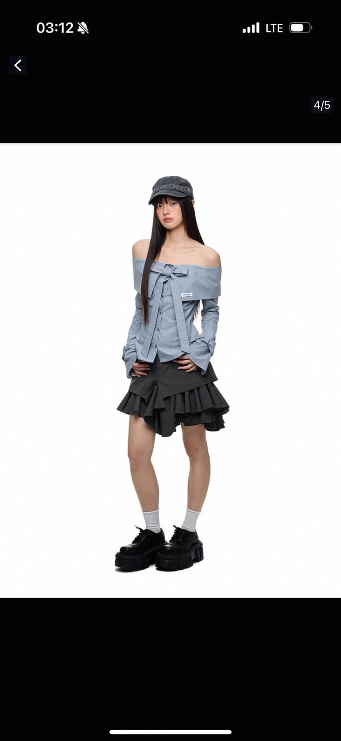 jikoo 셔츠 오프숄더 상품이미지3