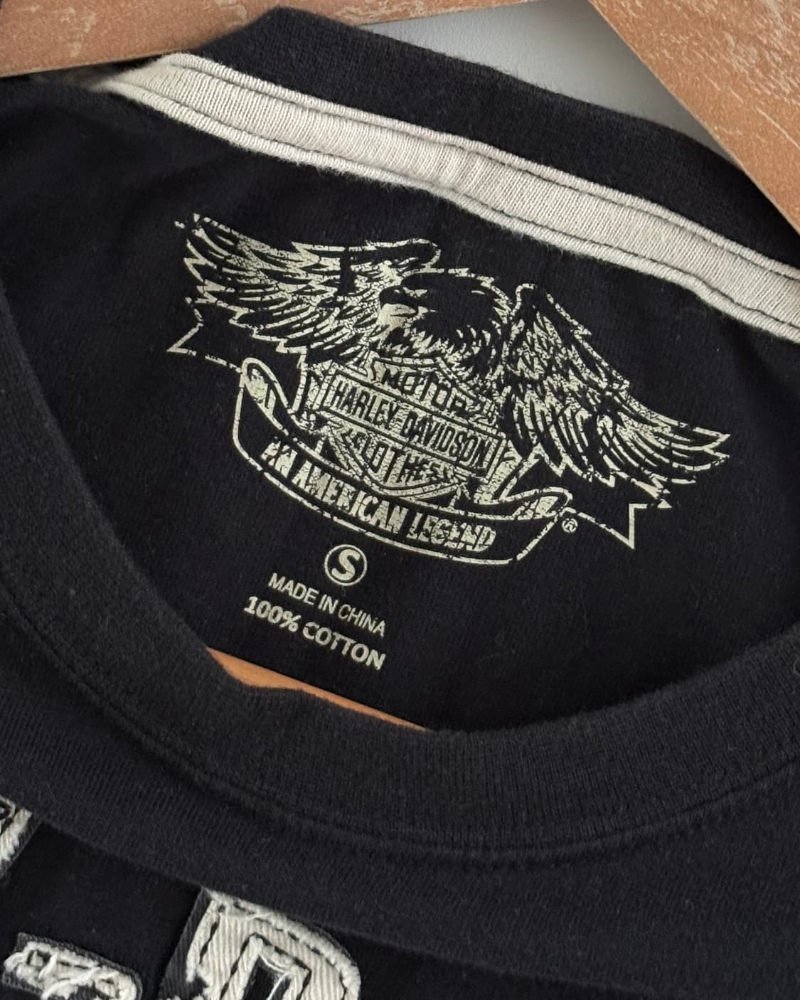 Harley-Davidson 할리데이비슨 블랙로고 반팔 티셔츠 상품이미지4