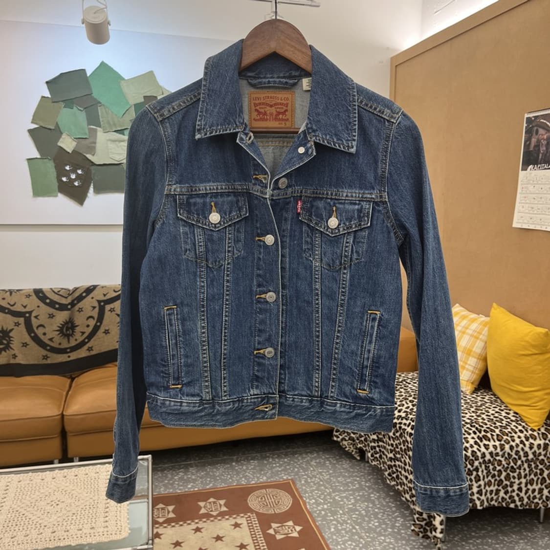 리바이스 레트로 Y2K 00's 캐주얼 데님자켓 S C09943 상품이미지3