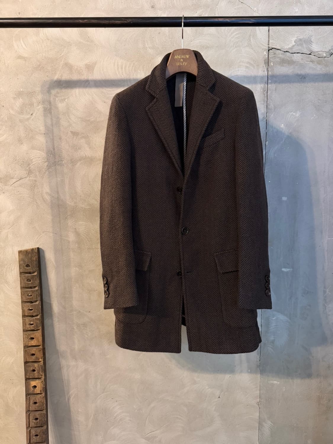 일레븐티 헤링본 체스터필드 코트 95 상품이미지8