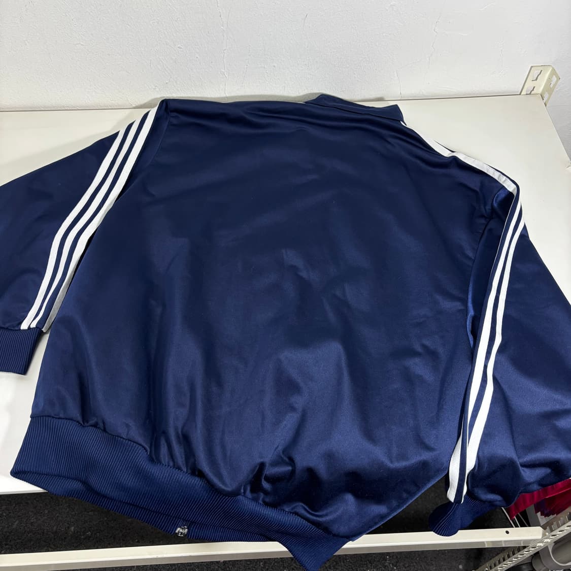 M 아디다스 재팬 네이비 파이어버드 트랙탑 집업 져지 상품이미지3