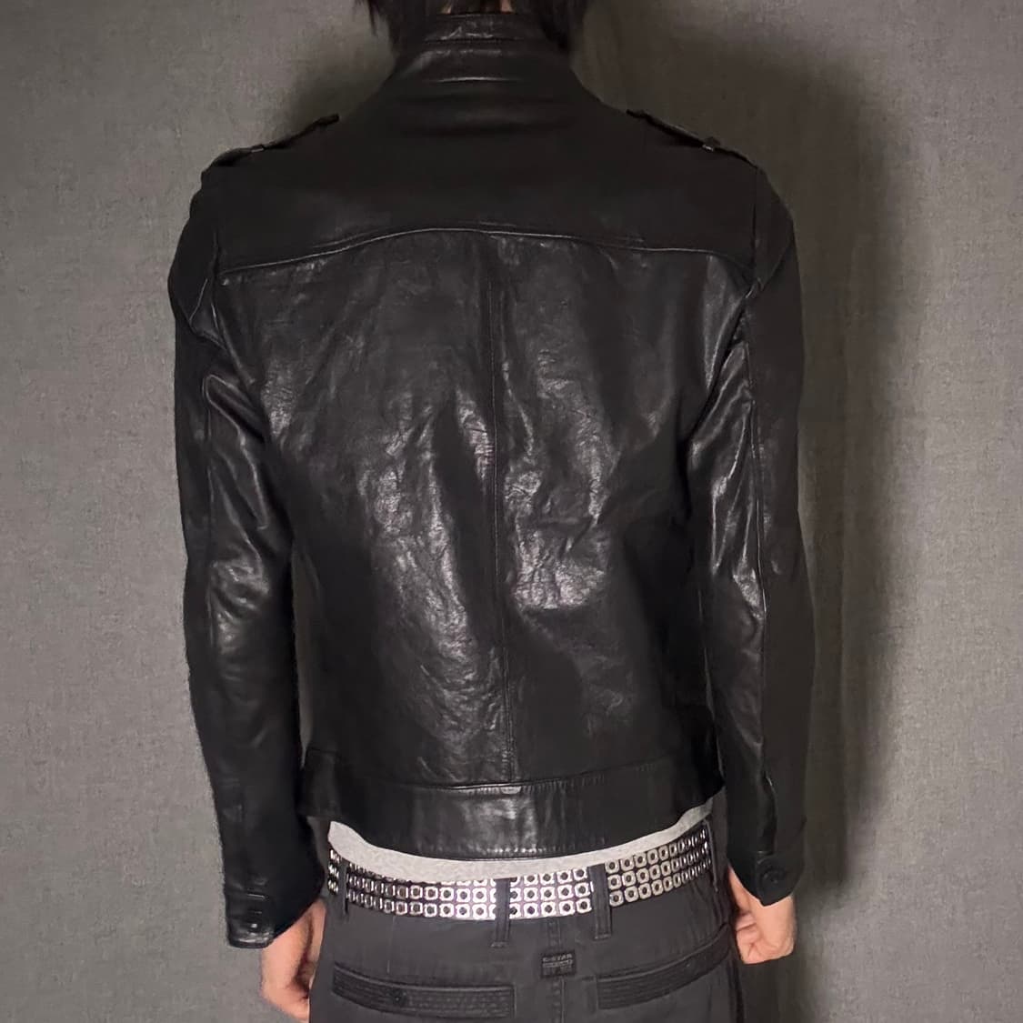 양가죽 포켓 디테일 자켓 상품이미지3