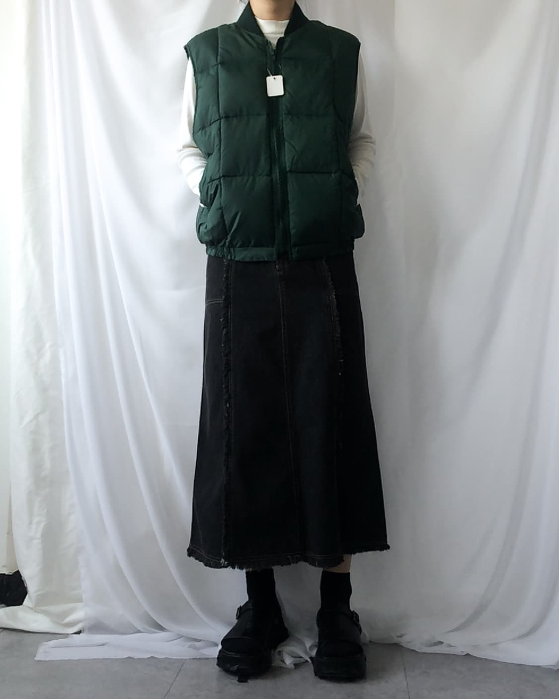 Quilting vest 상품이미지5