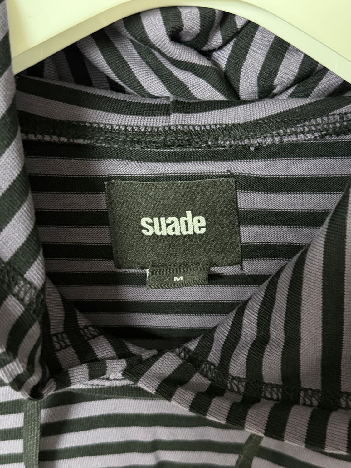 (새상품) 스웨이드 - STRIPE HOODIE 상품이미지3