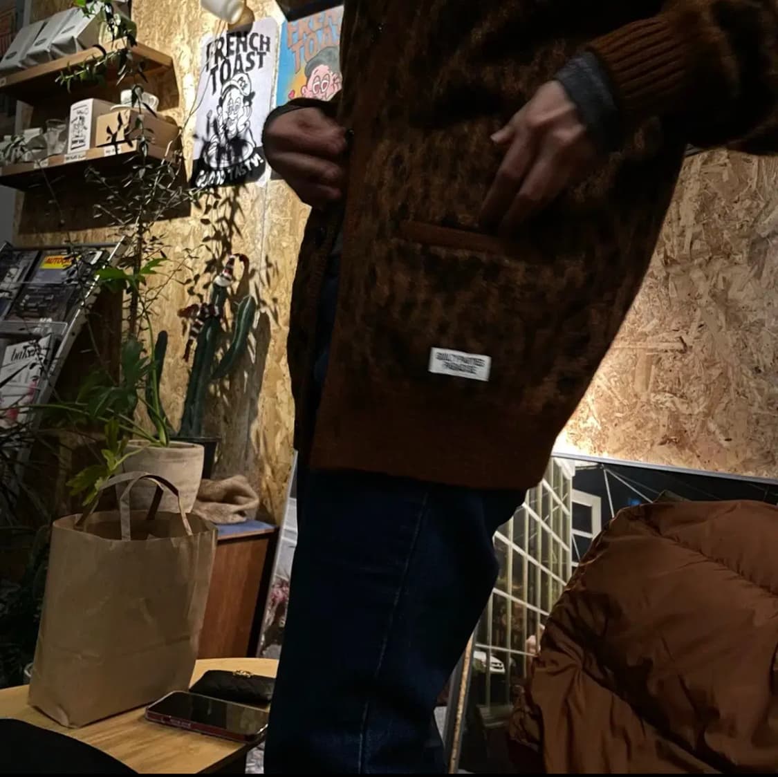 와코마리아 모헤어 가디건 상품이미지5