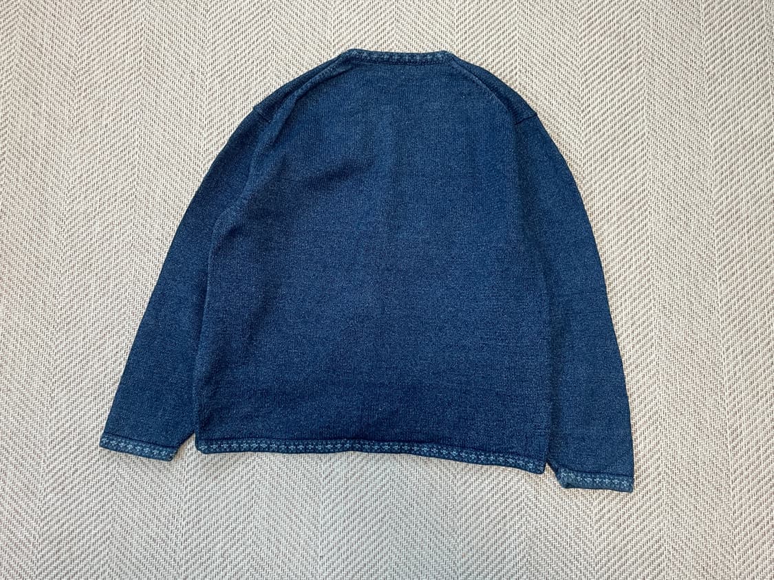 인디고 블루 웍스 버튼 데님 가디건 J03618 상품이미지7