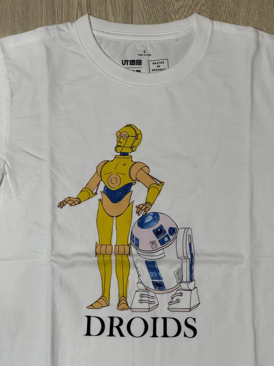 유니클로 UT x 스타워즈 by 타카하시 준 화이트 S 상품이미지1