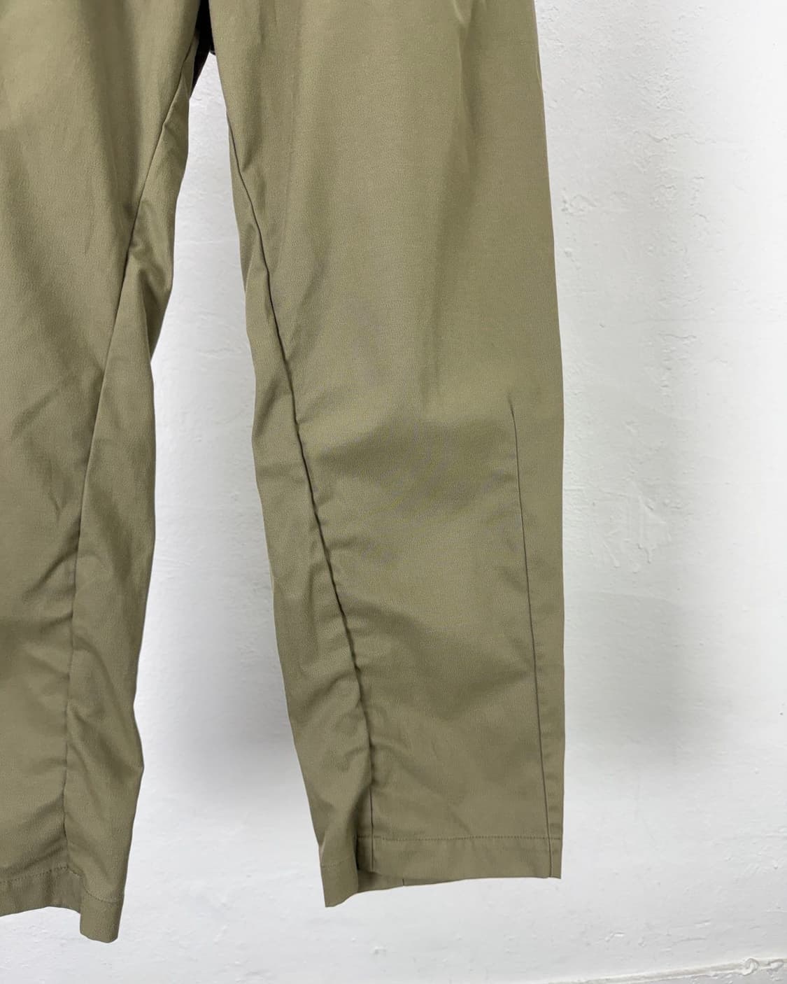 나이키 올리브 벨티드 버튼 플라이 핀턱 와이드 팬츠 상품이미지5