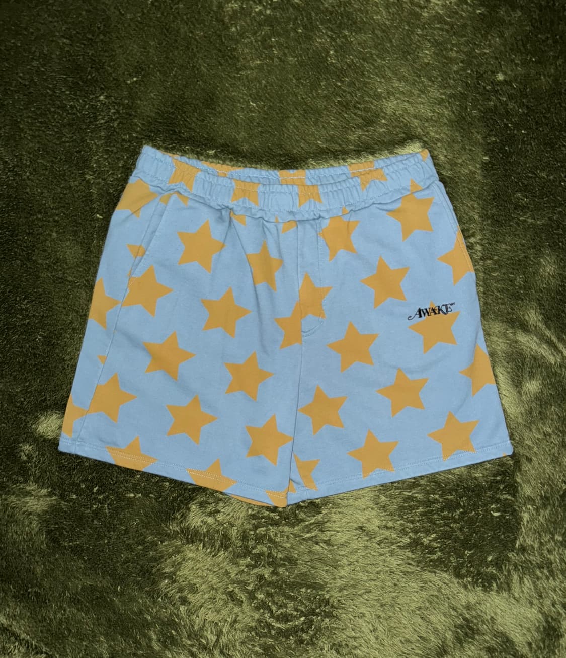 [XXL] AWAKE NY 어웨이크 뉴욕 스타 프린트 스웨트 쇼츠 반바지 상품이미지1