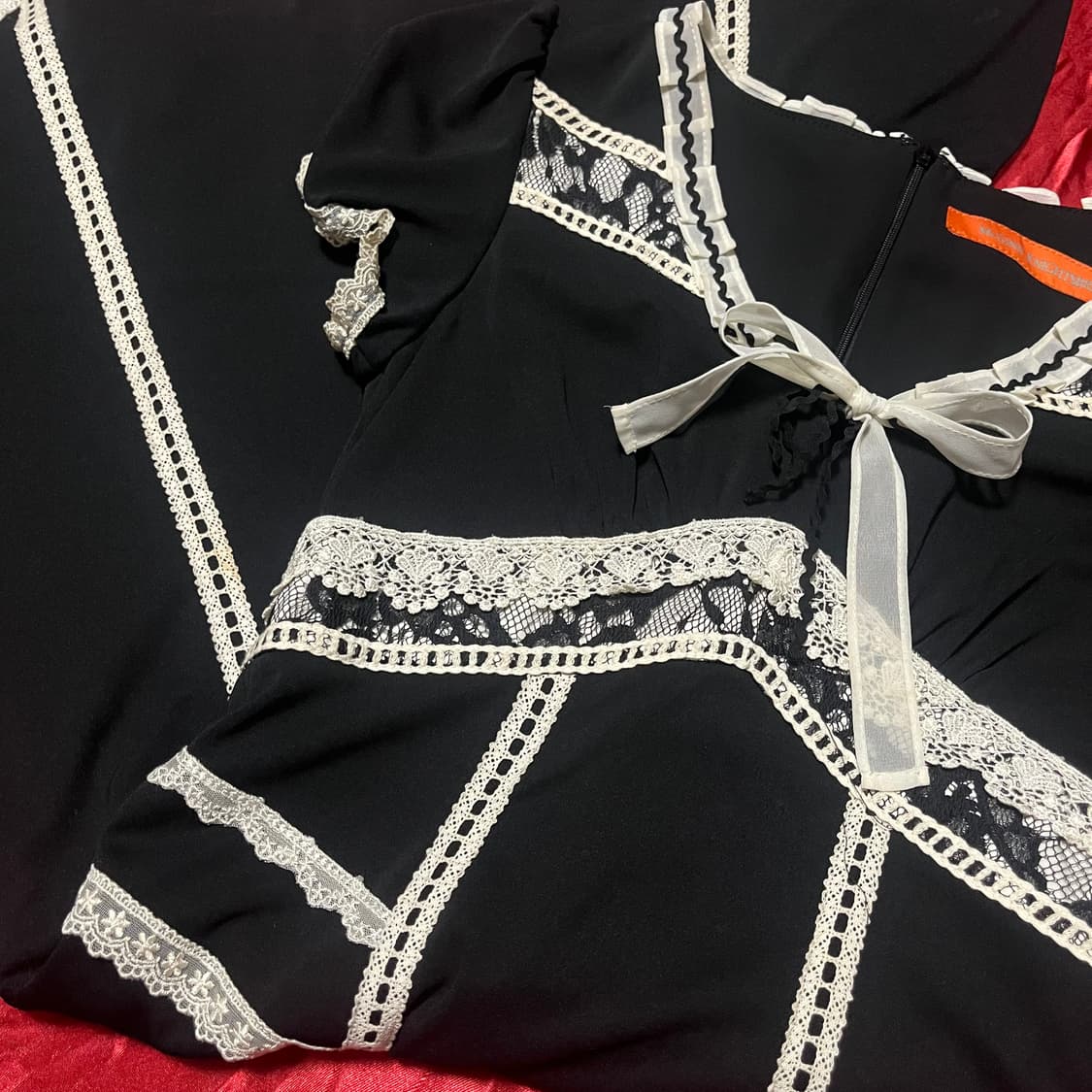 고스로리 고딕 원피스  바디라인st 공겜여주 상품이미지4