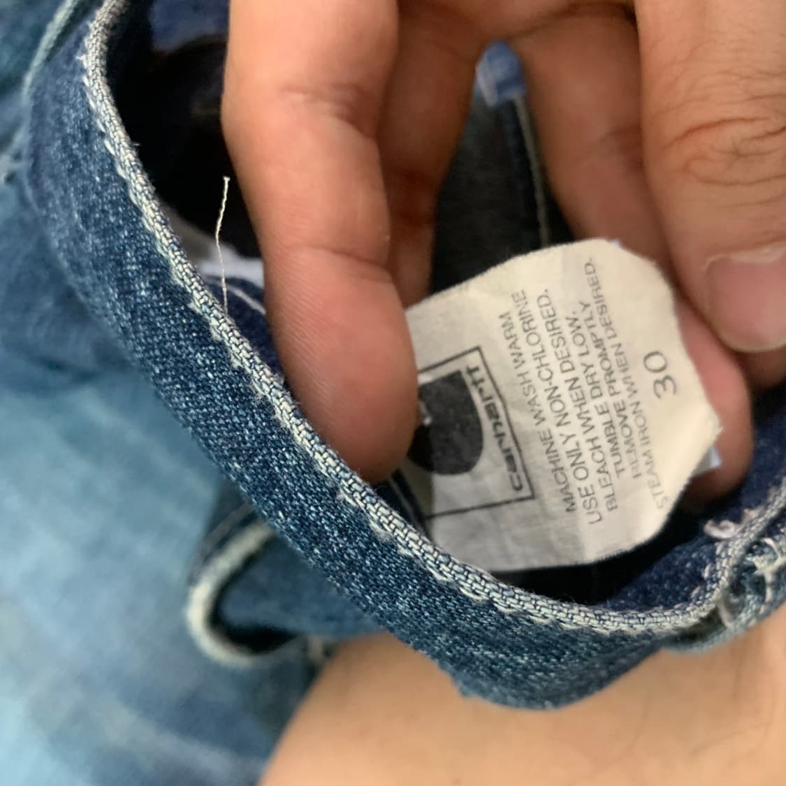 30)Carhartt 칼하트 카펜터 데님 반바지 상품이미지4