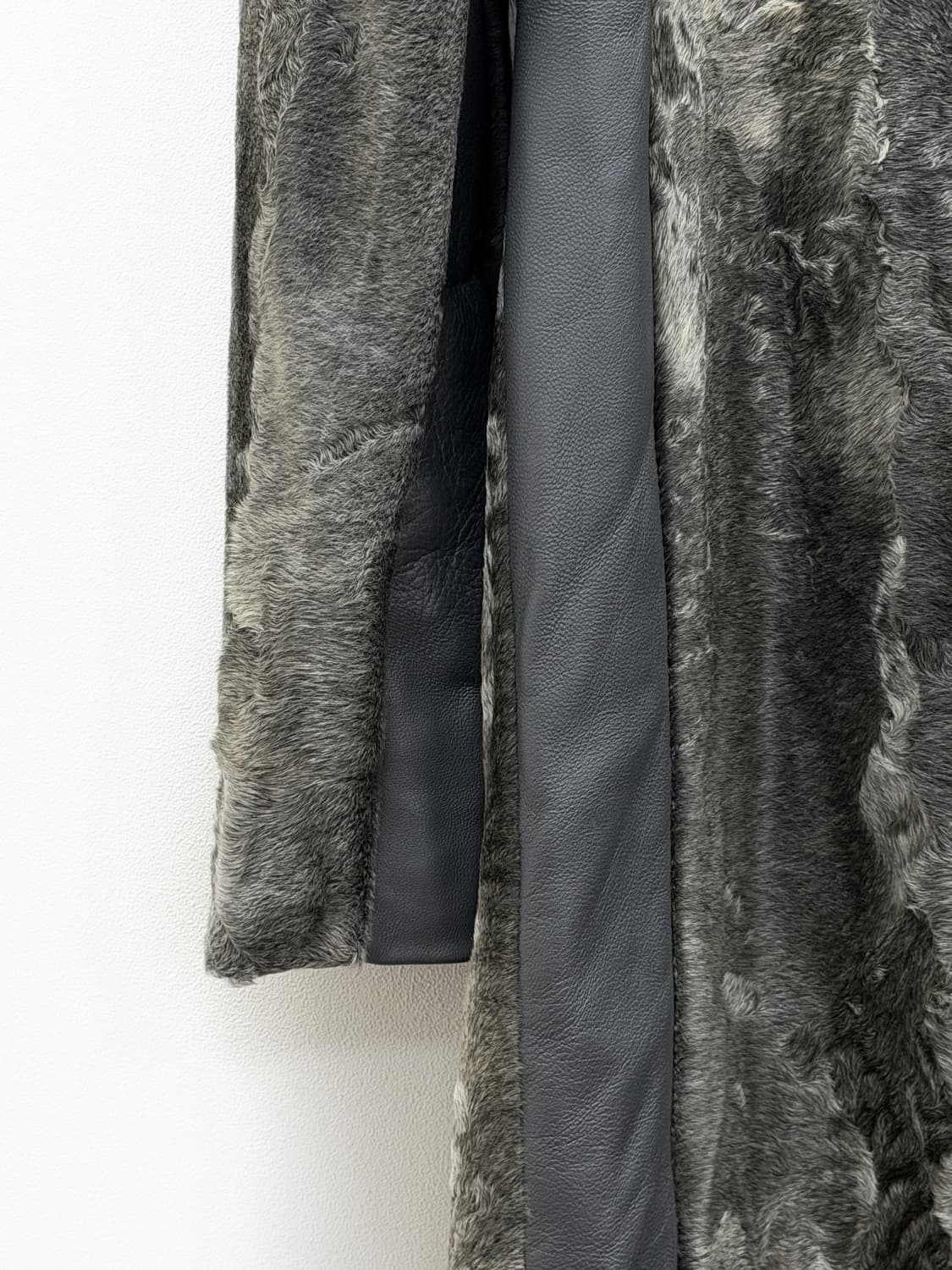 OS Fur Fashion 브로드테일 램 퍼 코트 상품이미지6