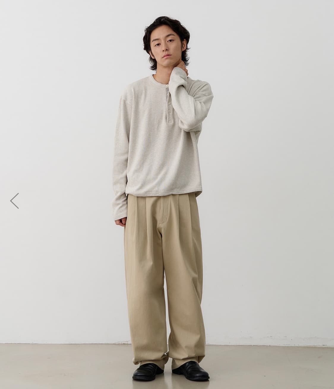 노운 와이드 치노 팬츠 상품이미지2