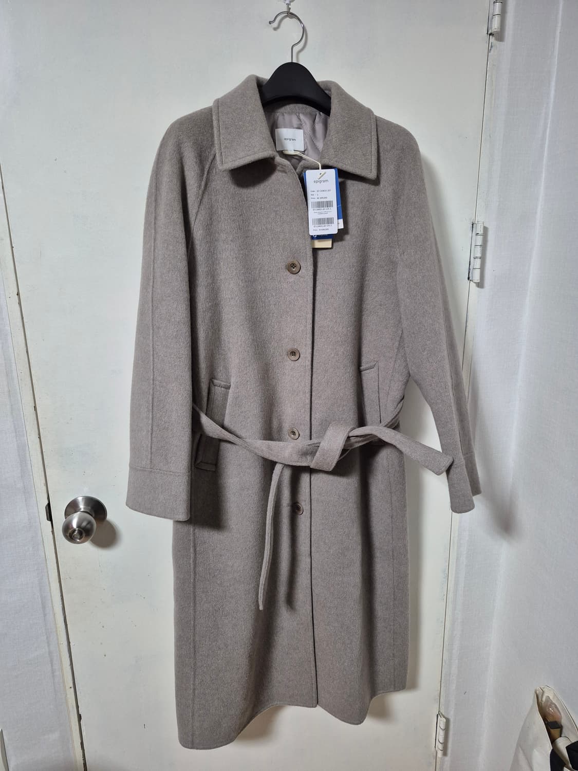 epigram 에피그램 여성 울캐시 발마칸 롱코트 상품이미지4