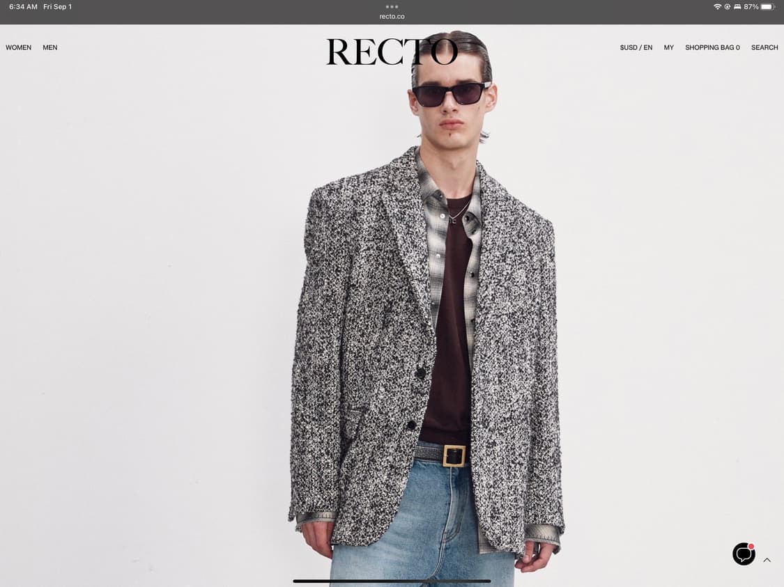 렉토 르사쥬 트위드 자켓 상품이미지5