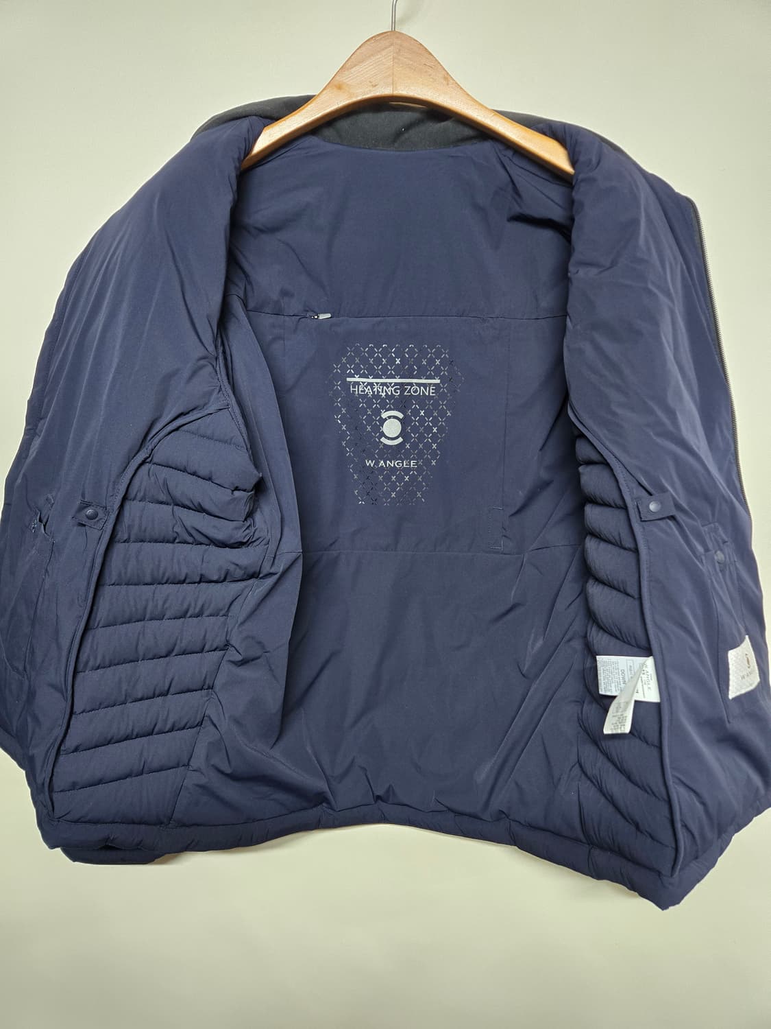 와이드앵글 남성 구스 경량 패딩 네이비 110 상품이미지3