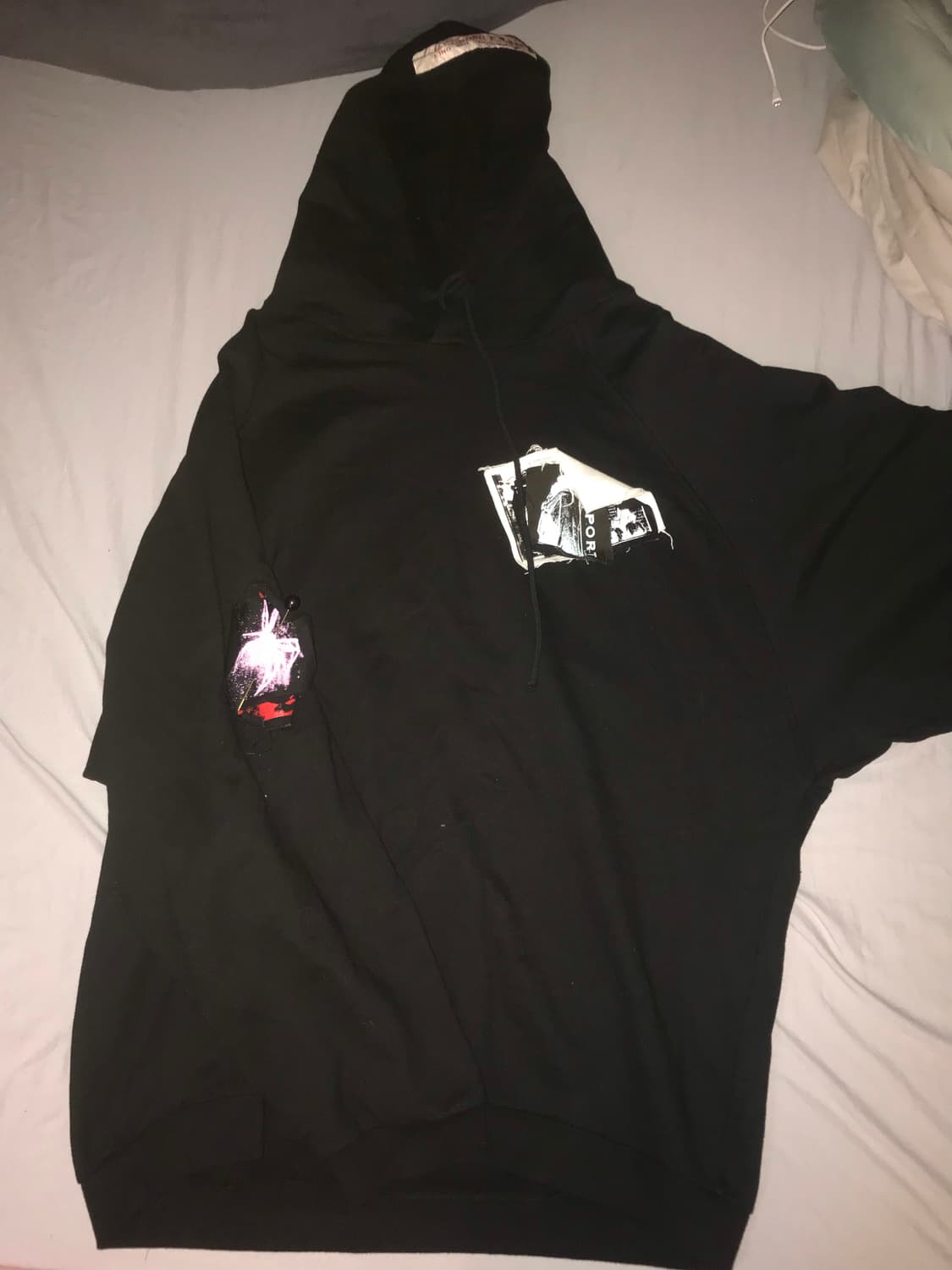 라프시몬스 패치 후드 상품이미지2