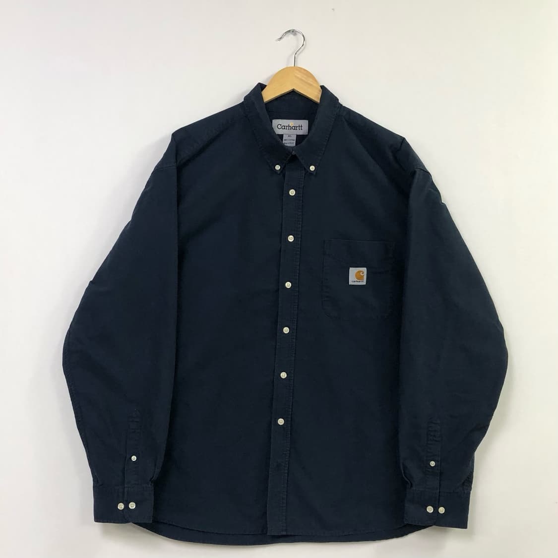 Xxl 칼하트 네이비 워크 셔츠 상품이미지2