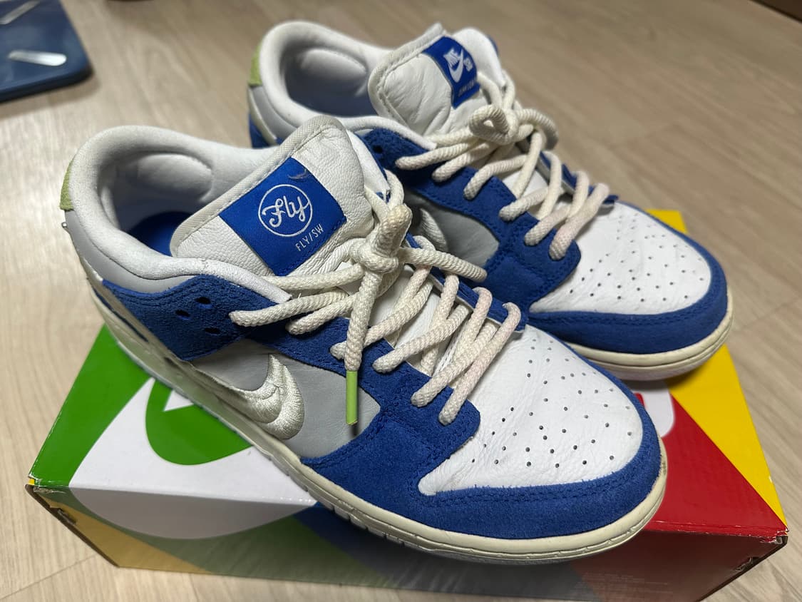 나이키 x 플라이 스트릿웨어 SB 덩크 로우 프로 가데니아 상품이미지1