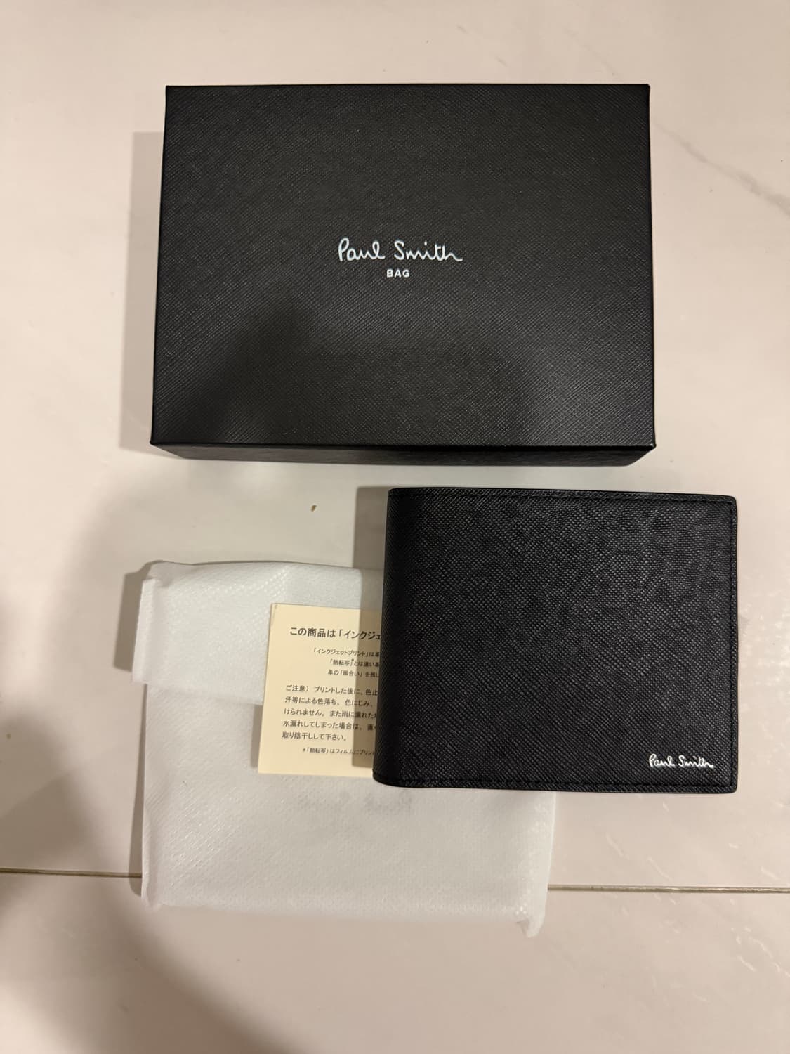 폴 스미스 레더 커뮤터 미니 인테리어 빌폴드 월렛 블랙 상품이미지2