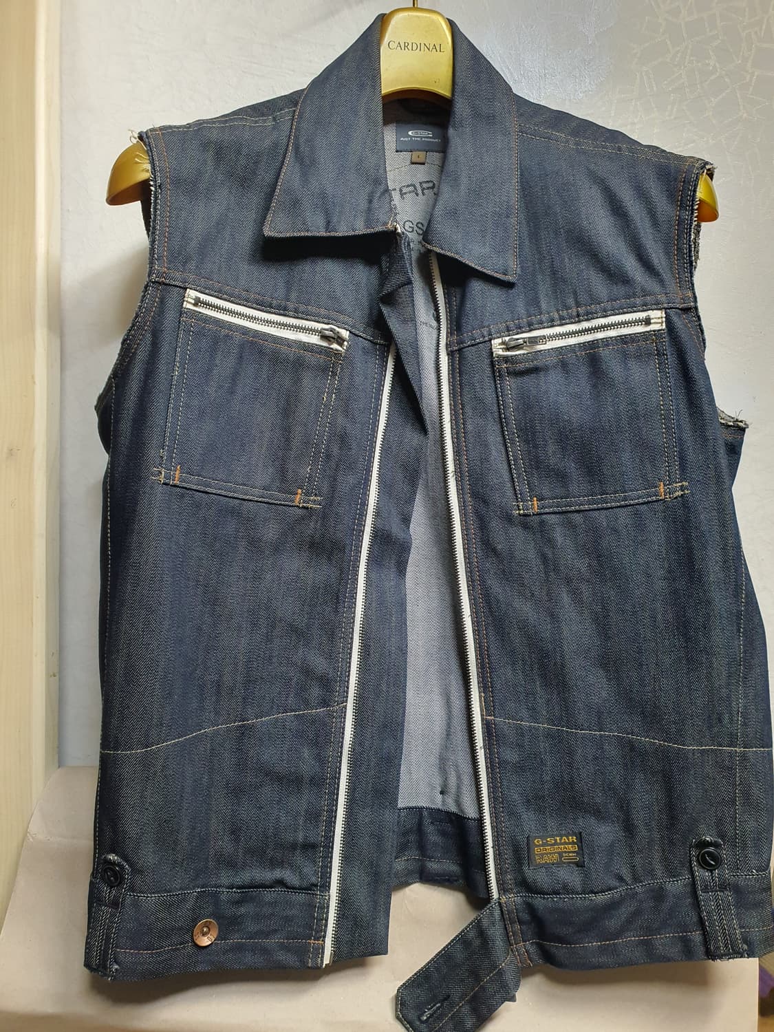 지스타로우 데님조끼  상품이미지1