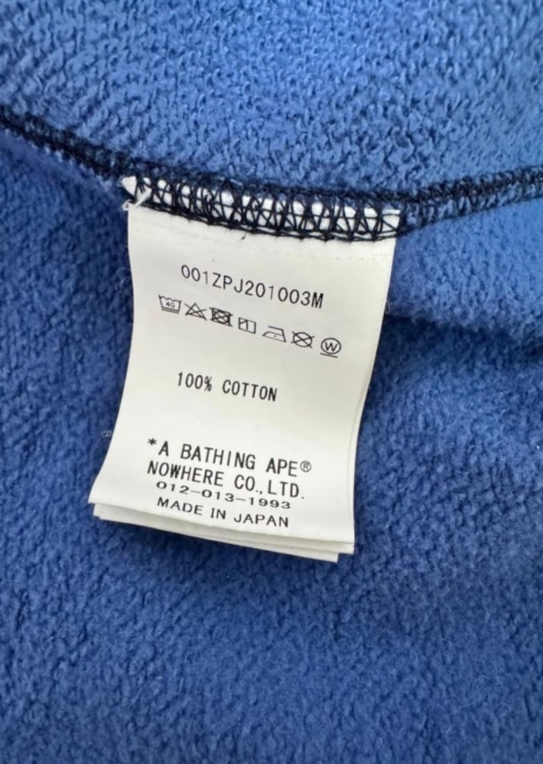 베이프 컬러 카모 샤크 풀집업 후디 네이비 상품이미지3