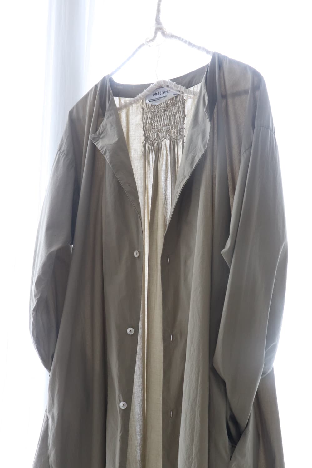 [Veritecoeur] Smocking Robe Dress 상품이미지9