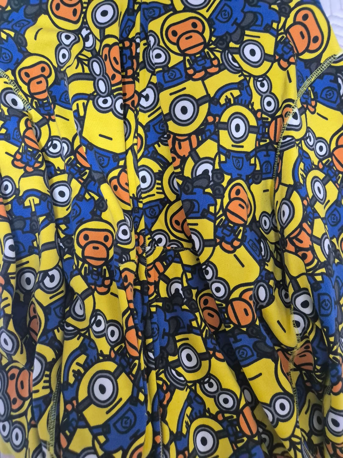 베이프 미니언즈 마일로 후드집업 상품이미지1