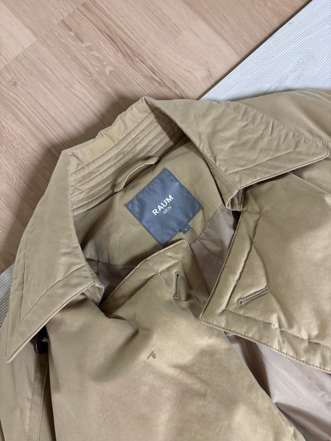 라움 남성 트렌치 패딩 상품이미지3