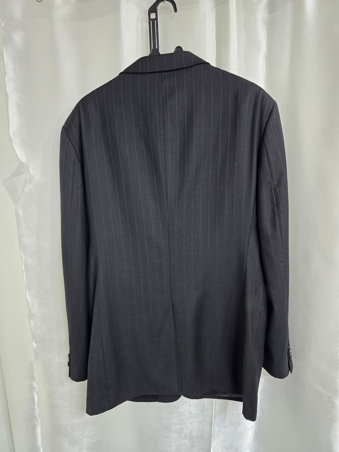 우영미 블랙 스트라이프 정장 자켓 (1786) 상품이미지2