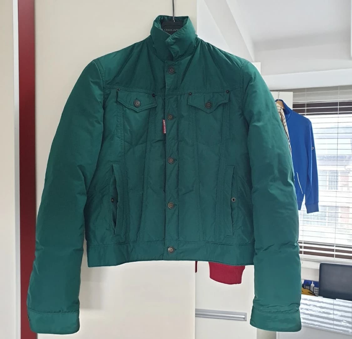 디스퀘어드2 숏패딩 트러커 라이더 스타일 크롭패딩 상품이미지3