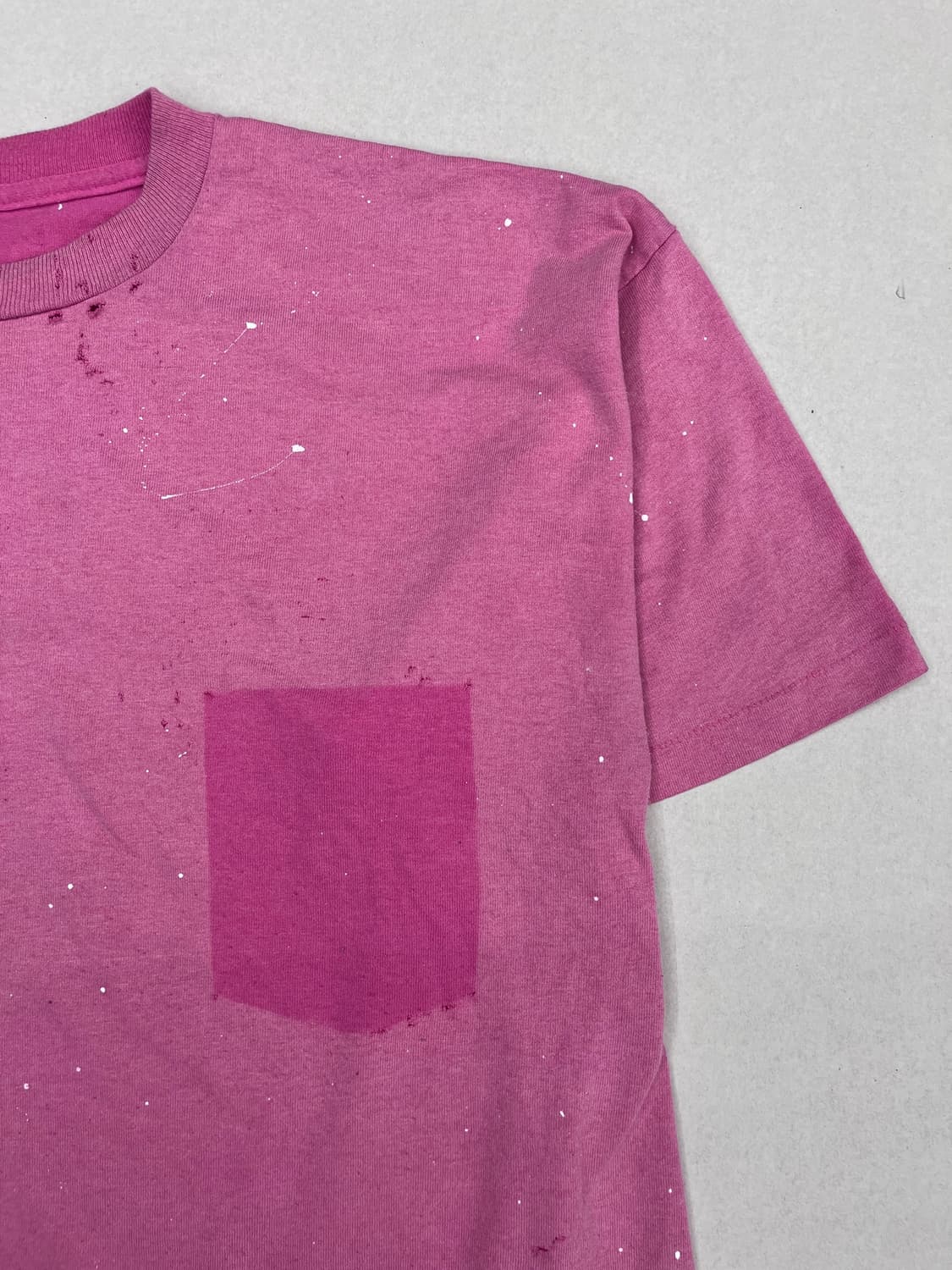 Vintage Single Stitch Pink Pocket T-Shir 상품이미지5