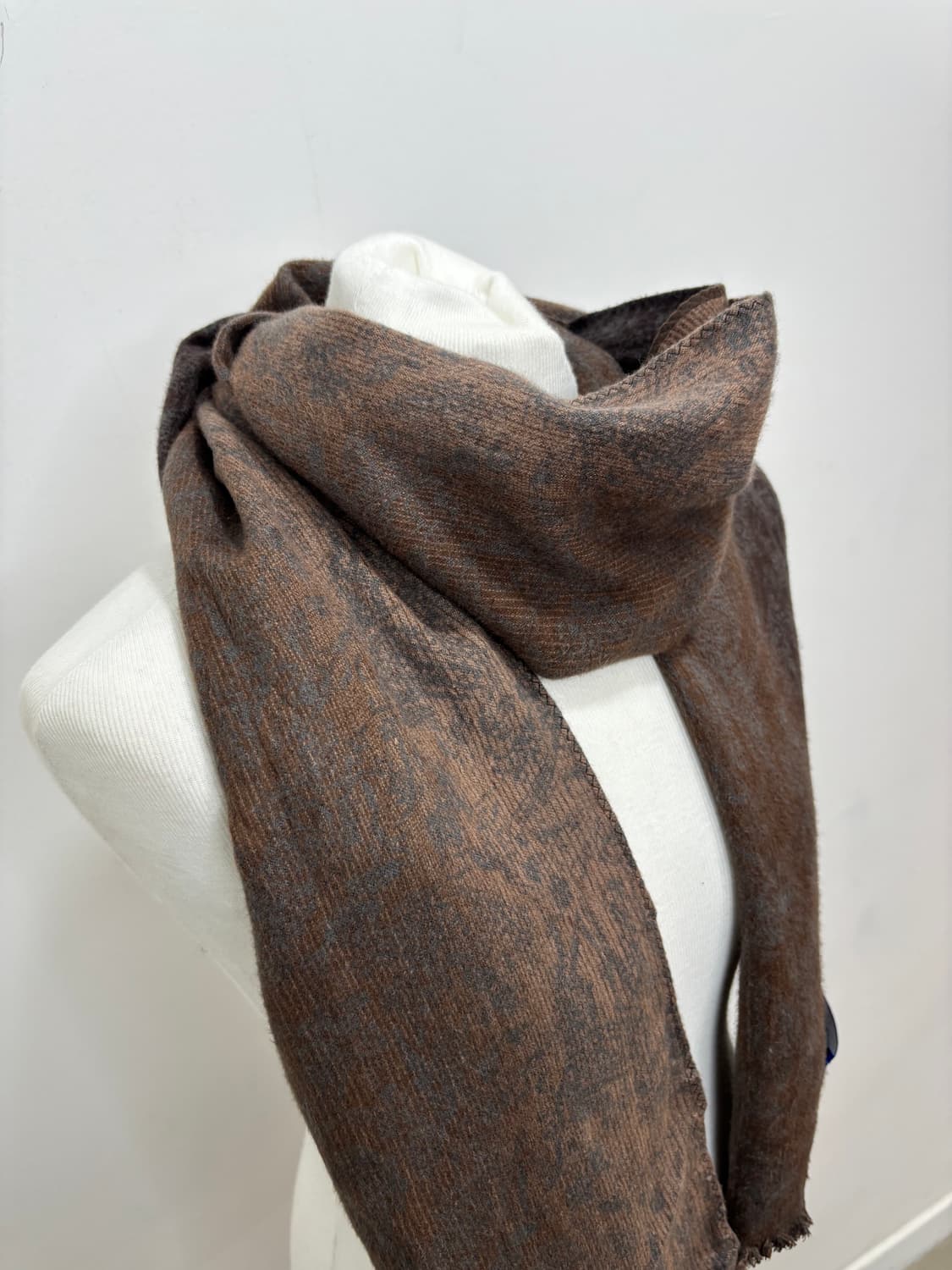 Hiroko Koshino homme에스닉 빈티지 패턴 머플러 목도리 상품이미지6