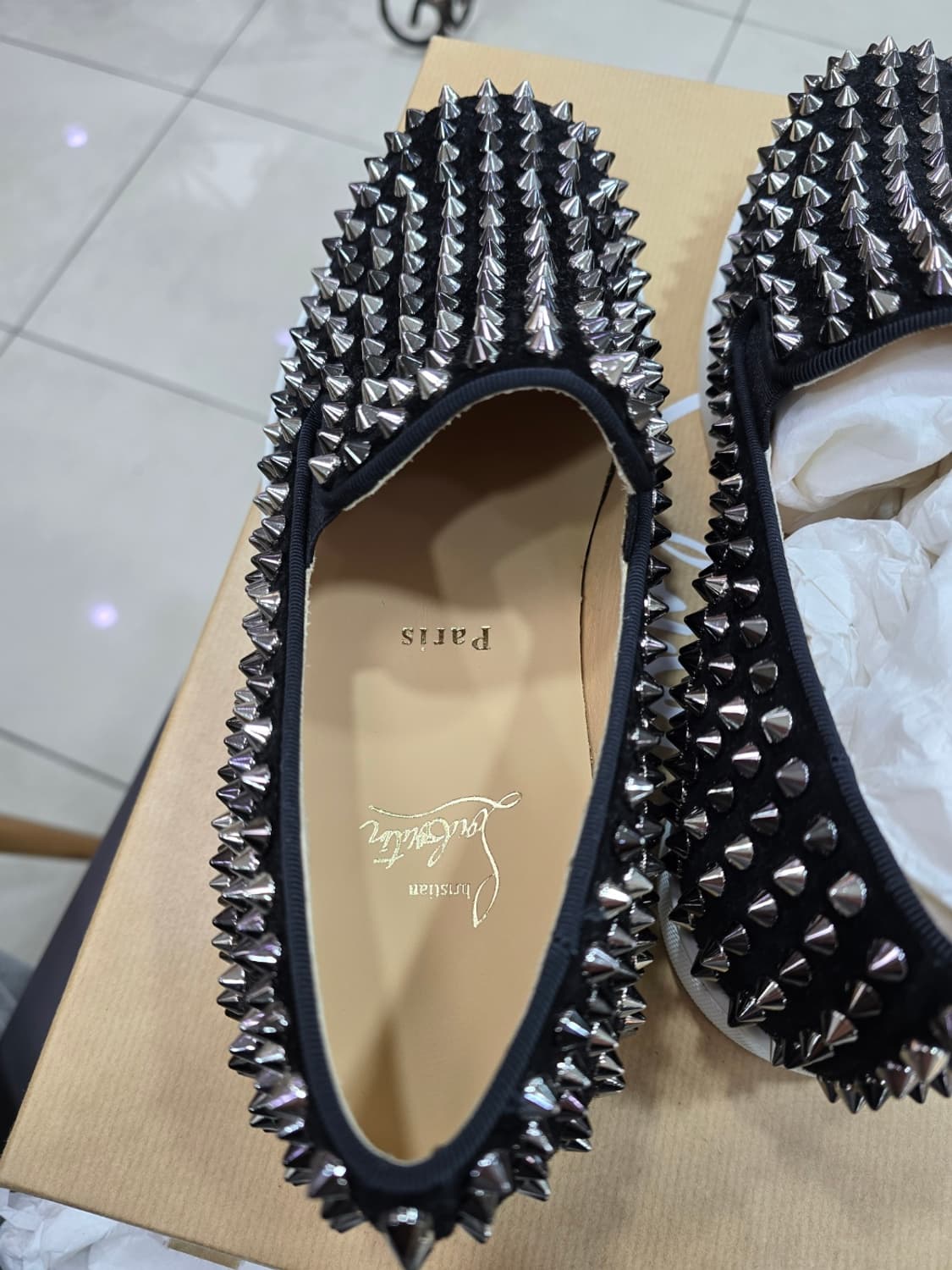 [새상품] 크리스찬 루부탱 롤러 보트 스파이크 남자 스니커즈 상품이미지2